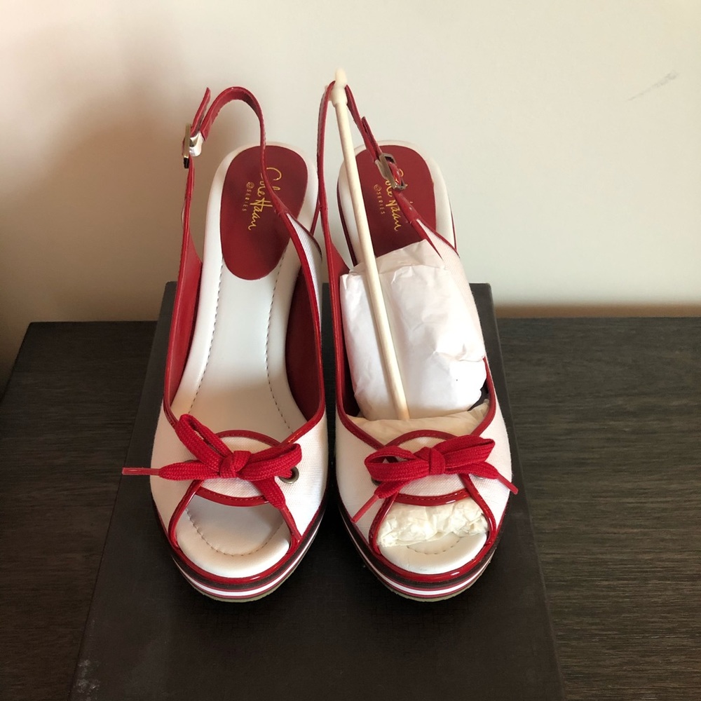 Cole Haan Wedge Sandals, size 8.5